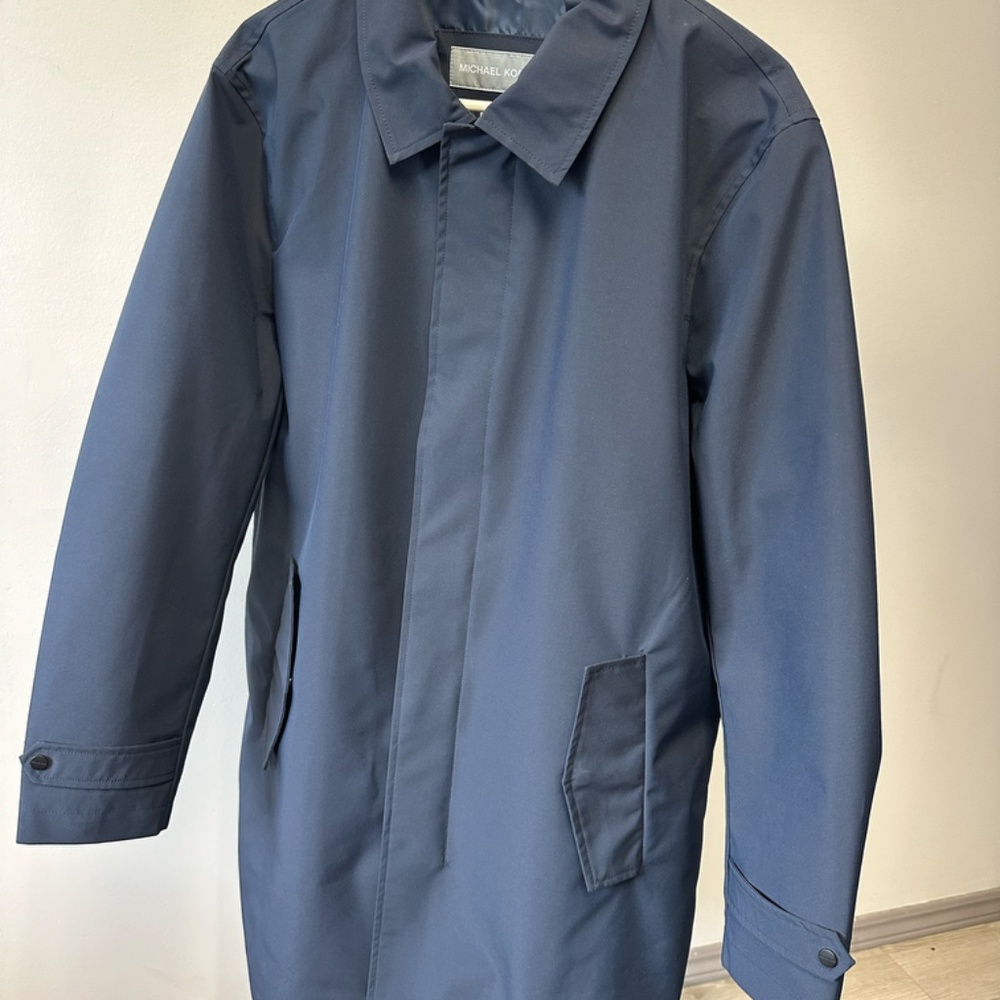 Michael Kors Raincoat - Midnight Blue Size Small, New With Tags